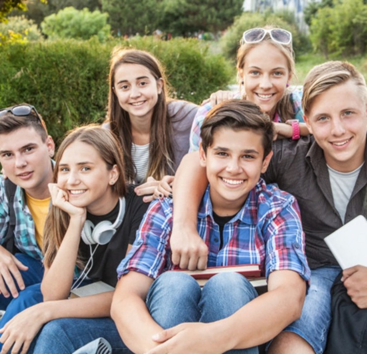 Gruppe von Jugendlichen Gruppe von Jugendlichen